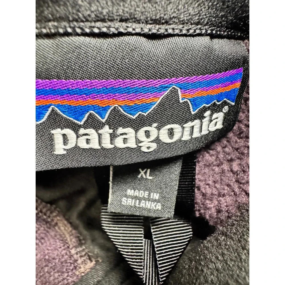 Patagonia Better Sweater Vest Mens XL Purple Full Zip Fleece